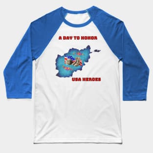 A Day to Honor USA Heroes Baseball T-Shirt